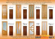 Межкомнатные филенчатые двери из массива сосны оптом