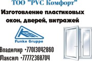Изготовление пластиковых окон,  дверей,  витражей.