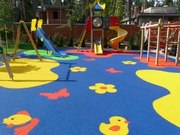 Цветная  резиновая  крошка  в Казахстане. 