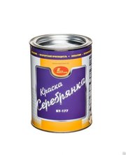 Краска БТ-177 быстросохнущая 1 литр  Серебрянка (произ-во Россия)