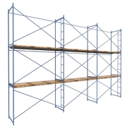 Фасадные строительные леса;  Металлические строительные леса